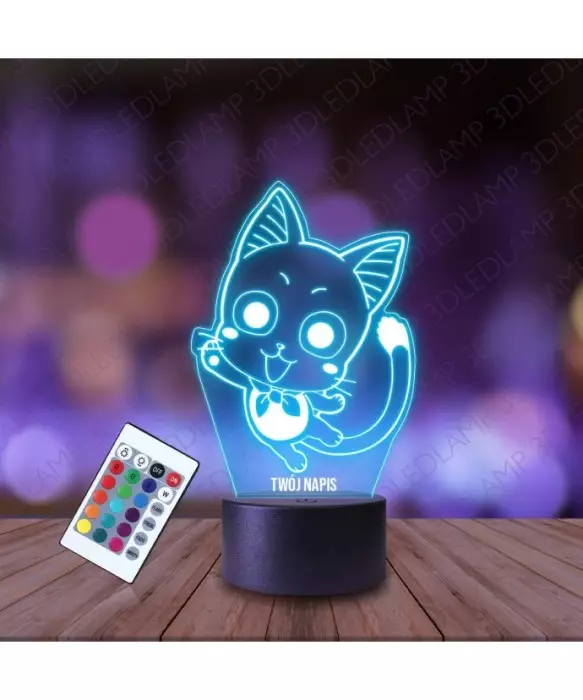 Lampka Nocna 3D LED LAMP Happy Fairy Tail