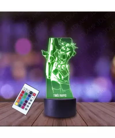 Lampka Nocna 3D LED LAMP Seras Victoria Hellsing