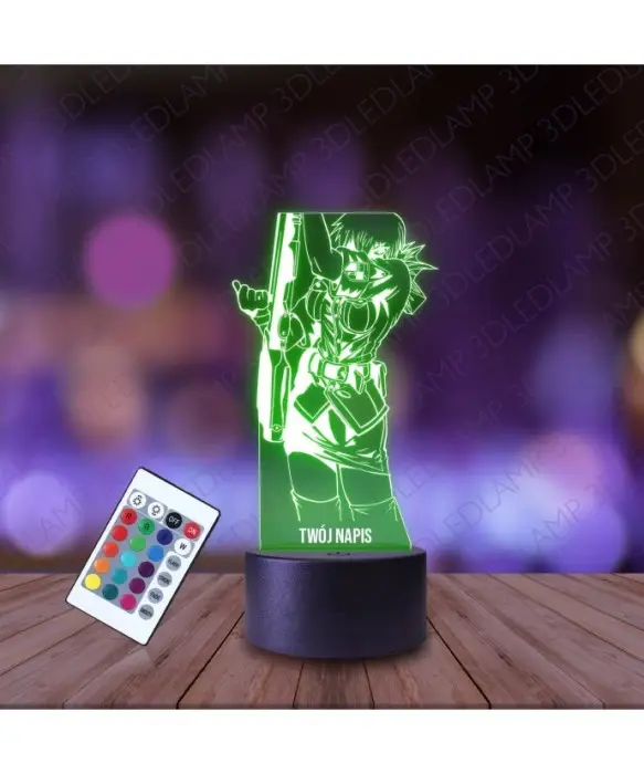 Lampka Nocna 3D LED LAMP Seras Victoria Hellsing