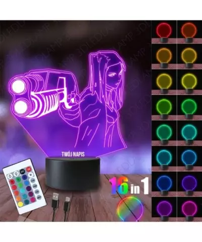 Lampka Nocna 3D LED LAMP Re-l Mayer Ergo Proxy