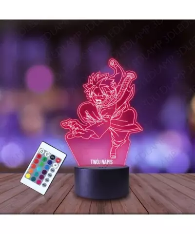 Lampka Nocna 3D LED LAMP Natsu Dragneel Fairy Tail
