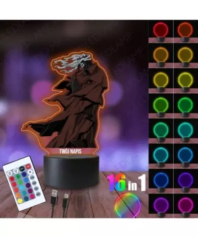 Lampka Nocna 3D LED LAMP z Nadrukiem Vincent Law Ergo Proxy