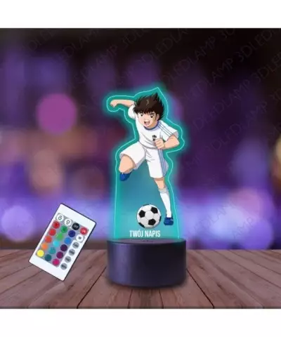 Lampka Nocna 3D LED LAMP z Nadrukiem Tsubasa Ozara Kapitan Jastrząb