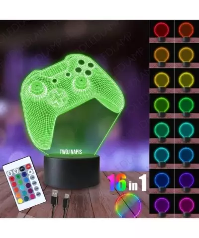 Lampka Nocna 3D LED LAMP Pad do Konsoli Xbox