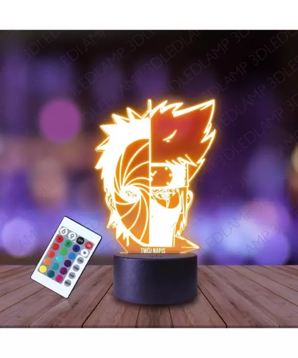 Lampka Nocna 3D LED LAMP Naruto Dwie Twarze