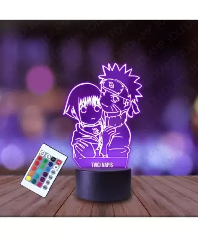 Lampka Nocna 3D LED LAMP Naruto Zakochani