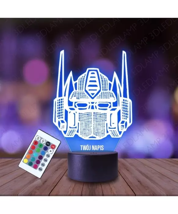 Lampka Nocna 3D LED LAMP Transformers Optimus Prime