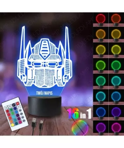 Lampka Nocna 3D LED LAMP Transformers Optimus Prime
