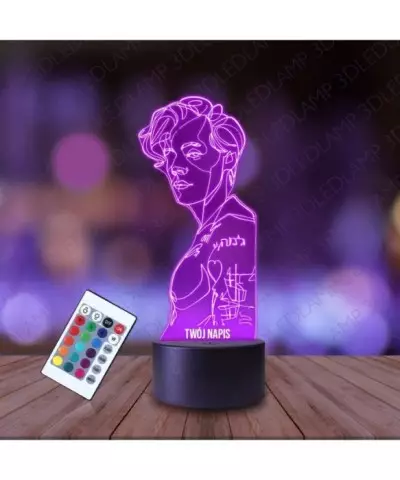 Lampka Nocna 3D LED LAMP Harry Styles Profil