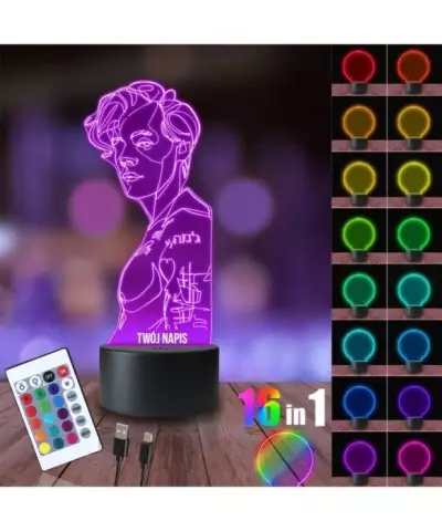 Lampka Nocna 3D LED LAMP Harry Styles Profil