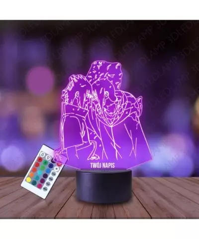 Lampka Nocna 3D LED LAMP Naruto Uzumaki Postacie