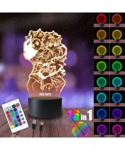 Lampka Nocna 3D LED LAMP Hunter x Hunter Anime