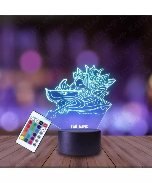 Lampka Nocna 3D LED LAMP Naruto Sasuke Kusza