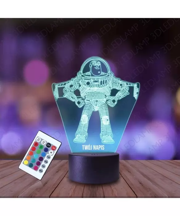 Lampka Nocna 3D LED LAMP Toy Story Buzz Astral