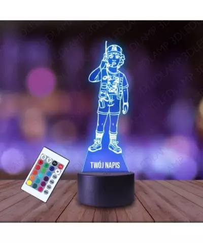 Lampka Nocna 3D LED LAMP Stranger Things Dustin