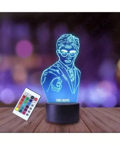 Lampka Nocna 3D LED LAMP Statuetka Harry Potter Zaklęcie