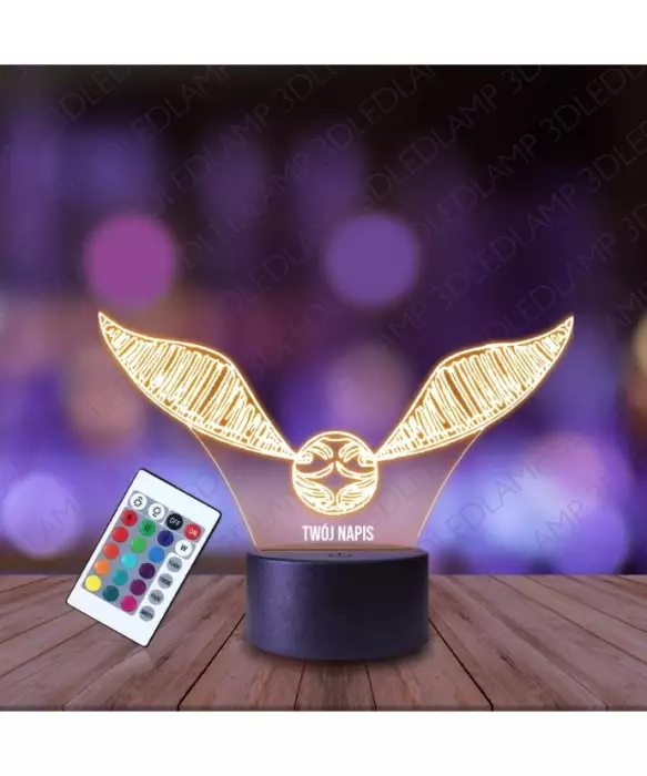 Lampka Nocna 3D LED LAMP Harry Potter Quidditch