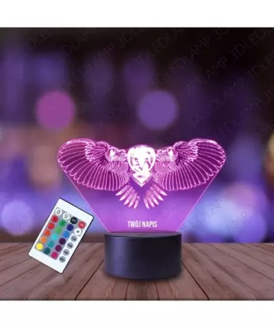 Lampka Nocna 3D LED LAMP Harry Potter Hedwiga