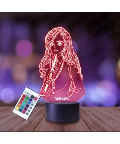 Lampka Nocna 3D LED LAMP Hogwart Hermiona