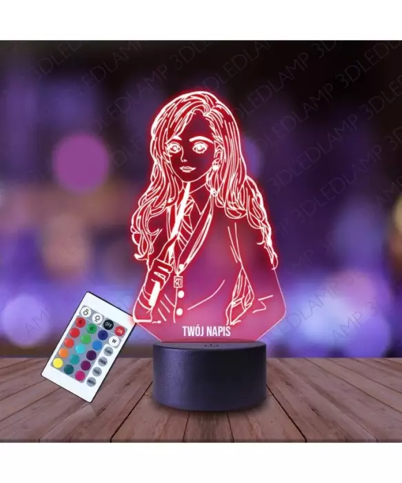 Lampka Nocna 3D LED LAMP Hogwart Hermiona