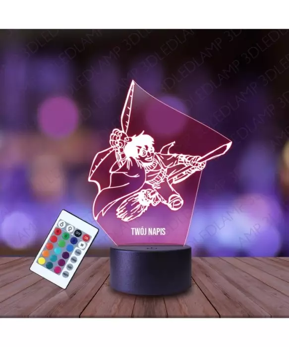 Lampka Nocna 3D LED LAMP Harry Potter Gra Quidditch