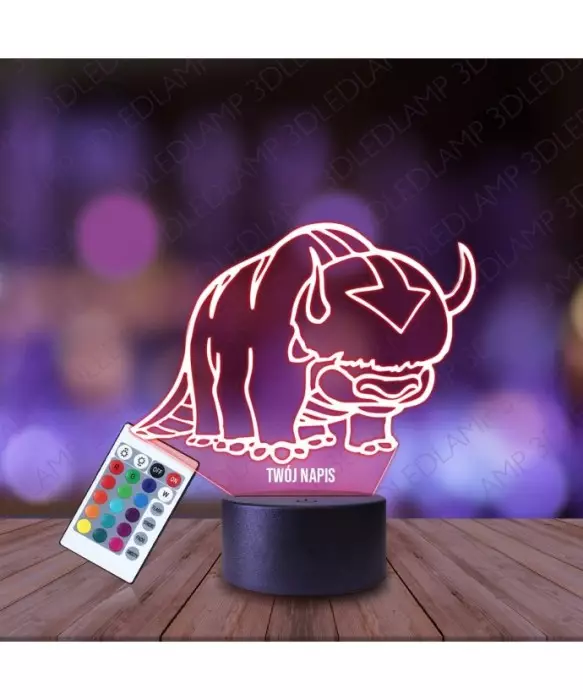 Lampka Nocna 3D LED LAMP Awatar Appa