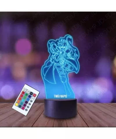 Lampka Nocna 3D LED LAMP Fairy Tail Gray Fullbaster