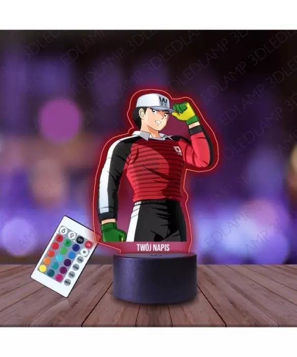 Lampka Nocna 3D LED LAMP z Nadrukiem Genzo Kapitan Jastrząb