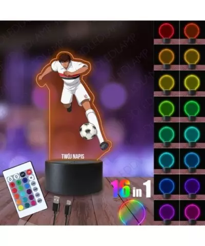 Lampka Nocna 3D LED LAMP z Nadrukiem Kapitan Jastrząb Roberto Hongo