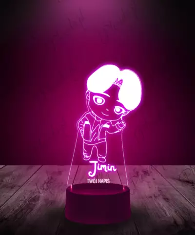 Lampka LED 3D Plexido BTS Jimin