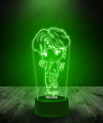 Lampka LED 3D Plexido BTS Suga