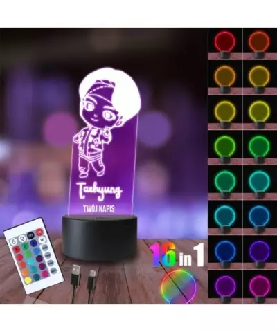 Lampka Nocna 3D LED LAMP BTS Taehyung