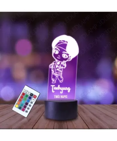 Lampka Nocna 3D LED LAMP BTS Taehyung