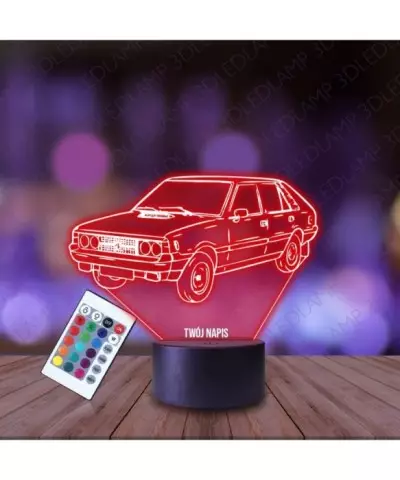Lampka Nocna 3D LED LAMP Samochód Polonez