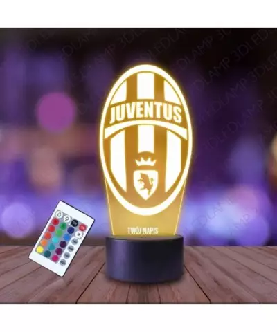 Lampka Nocna 3D LED LAMP Juventus Klub