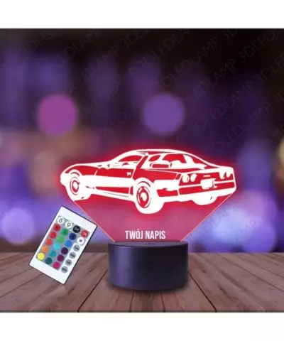 Lampka Nocna 3D LED LAMP Samochód Chevrolet