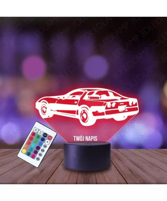 Lampka Nocna 3D LED LAMP Samochód Chevrolet