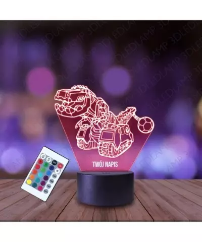 Lampka Nocna 3D LED LAMP Dinotrux