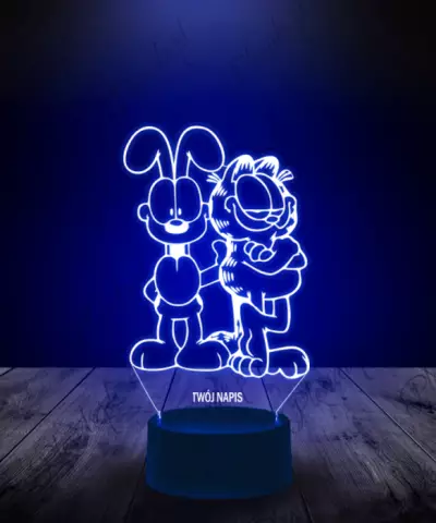Lampka LED 3D Plexido Garfield