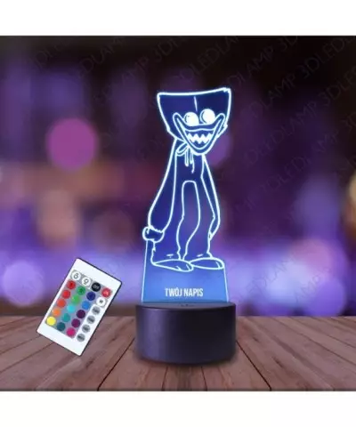 Lampka Nocna 3D LED LAMP Huggy Wuggy Potwór