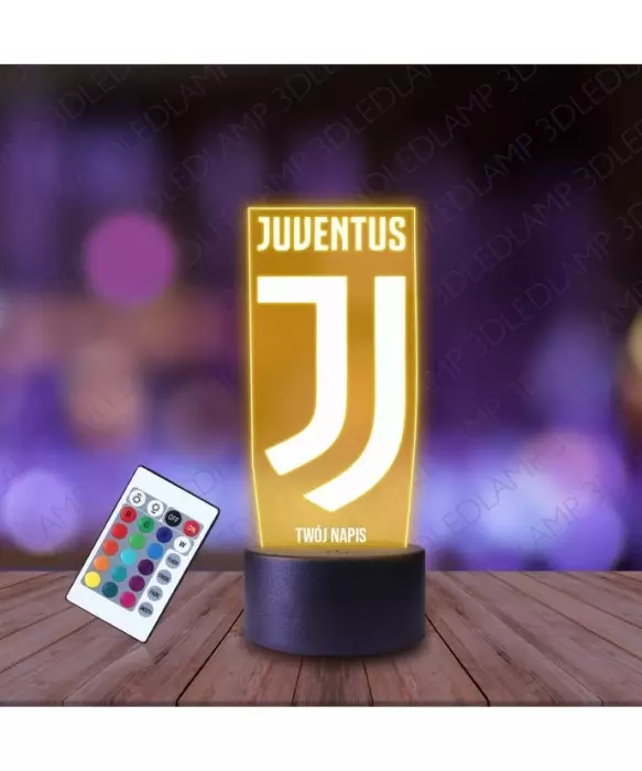 Lampka Nocna 3D LED LAMP Juventus