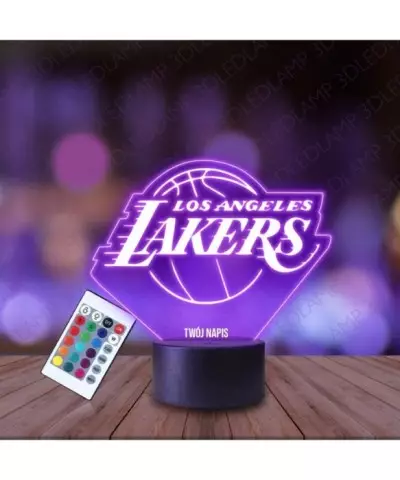 Lampka Nocna 3D LED LAMP Los Angeles Lakers