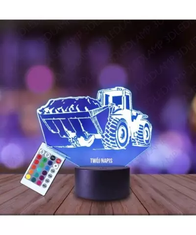 Lampka Nocna 3D LED LAMP Ładowarka