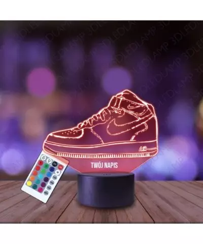 Lampka Nocna 3D LED LAMP But Nike Air