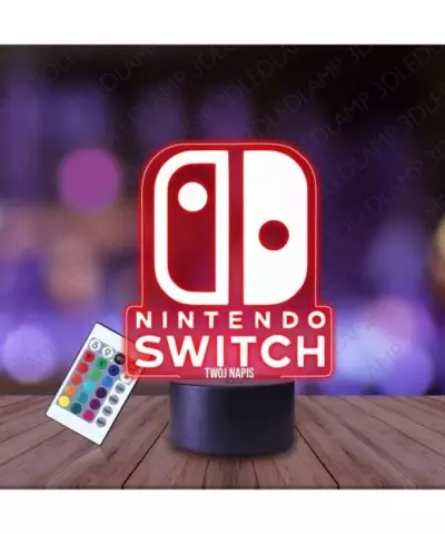Lampka Nocna 3D LED LAMP Nintendo Switch