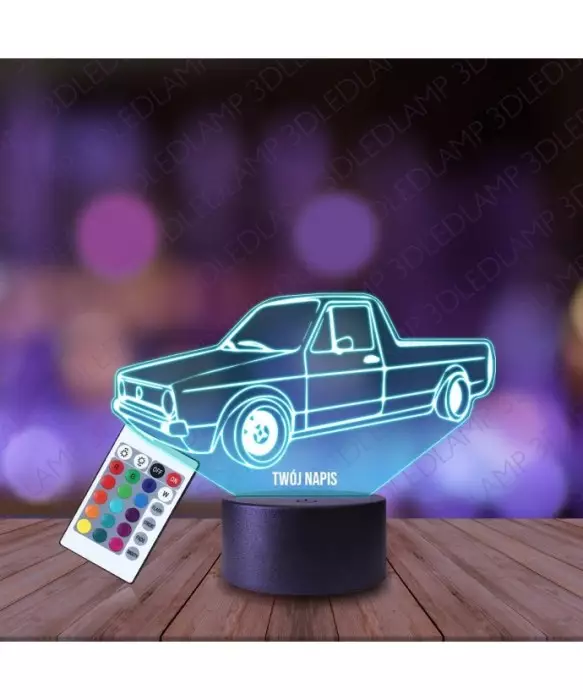 Lampka Nocna 3D LED LAMP Auto VW Caddy