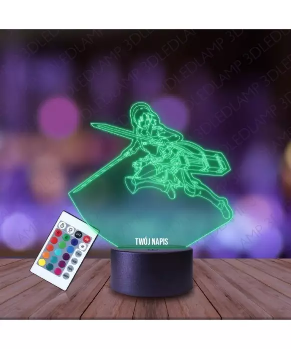 Lampka Nocna 3D LED LAMP Ymir Atak Tytanów