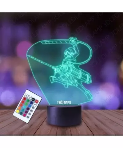 Lampka Nocna 3D LED LAMP Sasha Braus Atak Tytanów