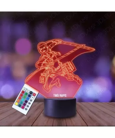 Lampka Nocna 3D LED LAMP Connie Springer Atak Tytanów