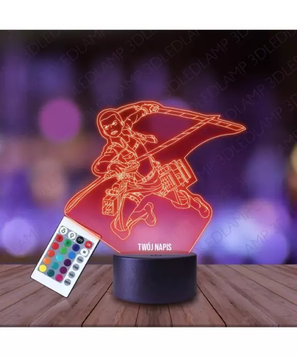 Lampka Nocna 3D LED LAMP Connie Springer Atak Tytanów